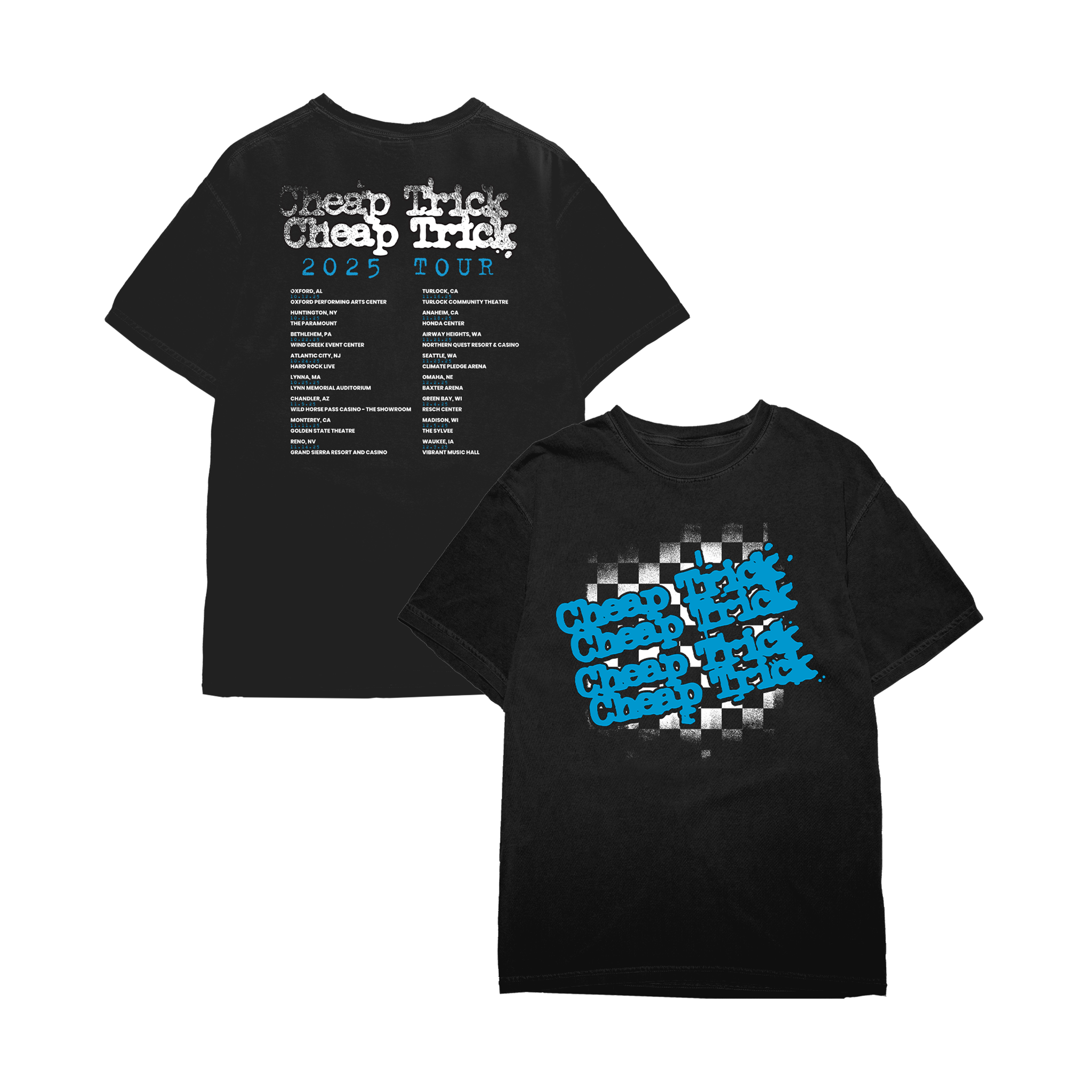 Checks Logo Tour Tee – Cheap Trick