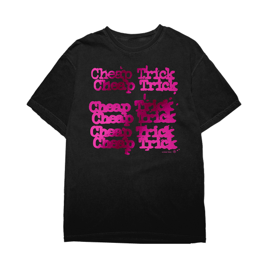 6 Lines Logo Pink Foil Tee