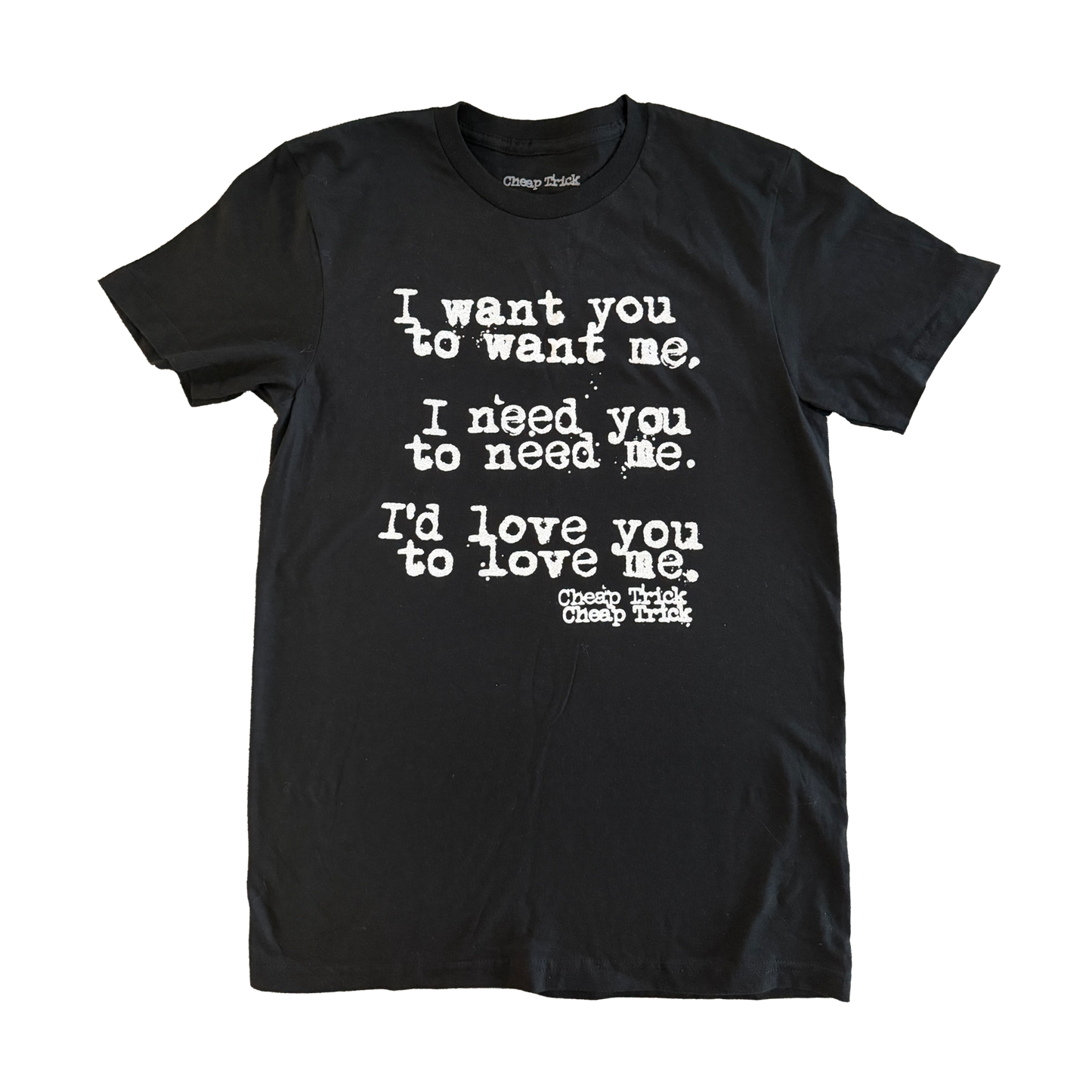 I Want You Black Tee