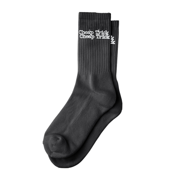 Cheap Trick Black Logo Socks
